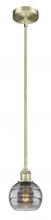 Innovations Lighting 616-1S-AB-G556-6SM - Rochester - 1 Light - 6 inch - Antique Brass - Stem hung - Mini Pendant