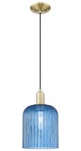 Innovations Lighting 716-1P-AB-G559-8BL - Bridal Veil - 1 Light - 8 inch - Antique Brass - Cord hung - Mini Pendant