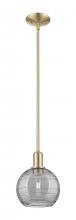 Innovations Lighting 716-1S-CB-G1213-8SM - Athens Deco Swirl - 1 Light - 8 inch - Champagne Bronze - Stem hung - Mini Pendant