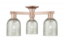 Innovations Lighting 716-3F-AC-G259 - Caledonia - 3 Light - 23 inch - Antique Copper - Semi-Flush Mount