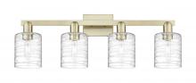 Innovations Lighting 716-4W-AB-G1113 - Cobbleskill - 4 Light - 32 inch - Antique Brass - Bath Vanity Light