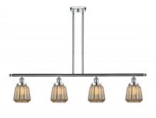 Innovations Lighting 916-4I-PC-G146 - Chatham - 4 Light - 48 inch - Polished Chrome - Stem Hung - Island Light