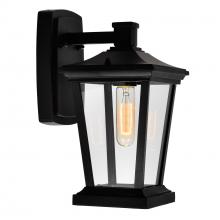 CWI Lighting 0413W7-1-101 - Leawood 1 Light 7in Black Outdoor Wall Light