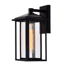 CWI Lighting 0417W7-1-101 - Crawford 1 Light 7in Black Outdoor Wall Light