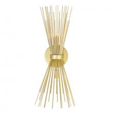 CWI Lighting 1034W8-2-620 - Savannah 2 Light 8in Gold Leaf Wall Sconce