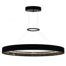 CWI Lighting 1040P42-101-O - Rosalina Integrated LED 42in Matte Black Chandelier