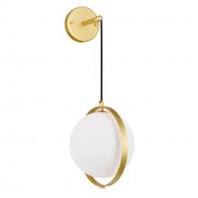 CWI Lighting 1153W9-1-169 - Da Vinci 1 Light 9in Brass Wall Light