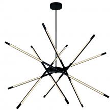 CWI Lighting 1375P43-6-101 - Oskil Integrated LED 43in Black Chandelier