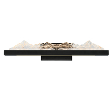 CWI Lighting 1601W26-101 - Himalayas Integrated LED 26in Black Vanity Light with Handcrafted Glass