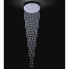 CWI Lighting 6601C32C-16 - Rain Drop 16 Light 32in Chrome Chandelier