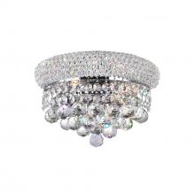 CWI Lighting 8001W12C-A - Empire 2 Light 12in Chrome Wall Sconce with Crystals