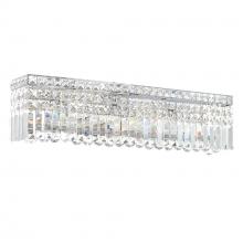CWI Lighting 8005W26C-RC - Colosseum 6 Light 26in Chrome Vanity Light with Crystals