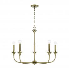 Capital 448951AD - 5 Light Chandelier