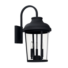 Capital 927031BK - Three Light Outdoor Wall Lantern