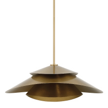 Hunter 48154 - Hunter Hiro Alturas Gold 1 Light Extra Large Pendant Ceiling Light Fixture