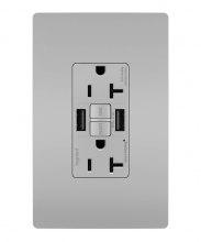Legrand Radiant 2097TRUSBAAGRY - radiant Tamper-Resistant 20A Duplex Self-Test GFCI Receptacles with SafeLock Protection
