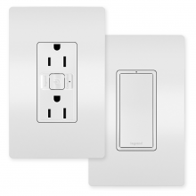 Legrand Radiant WNREZK15WH - radiant Easy Switched Outlet Kit with Netatmo, White