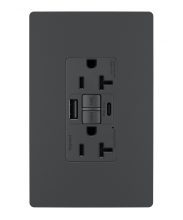 Legrand Radiant 2097TRUSBACGC4 - radiant Tamper-Resistant 20A Duplex Self-Test GFCI Receptacles with SafeLock Protection