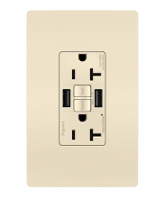 Legrand Radiant 2097TRUSBAALA - radiant Tamper-Resistant 20A Duplex Self-Test GFCI Receptacles