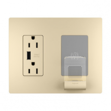 Legrand Radiant RWC826USBICCV2 - radiant Wireless Charger, Ivory