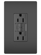 Legrand Radiant 1597TRWRBK - radiant Tamper-Resistant Weather-Resistant 15A Duplex Self-Test GFCI Receptacles with SafeLock
