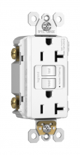 Legrand Radiant 2097TRW - radiant Tamper-Resistant 20A Duplex Self-Test GFCI Receptacle with SafeLock Protection, White