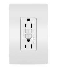 Legrand Radiant 1597TRWRW - radiant Tamper-Resistant Weather-Resistant 15A Duplex Self-Test GFCI Receptacles with SafeLock