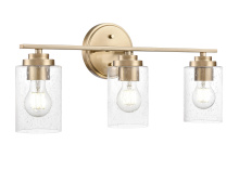 Millennium 3683-MG - Moven 22" Wide 3-Light Vanity - Modern Gold