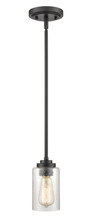 Millennium 9601-MB - Moven 1-Light Mini-Pendant - Matte Black