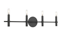 Millennium 25604-MB - Skyva 6" High 4-Light Vanity - Matte Black