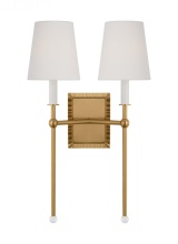Visual Comfort & Co. Studio Collection AW1202BBS - Baxley Double Sconce