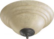 Quorum 1120-801P - AMBR STONE CFL BWL-TS/OW