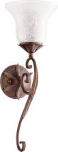 Quorum 5272-1-39 - FLORA 1LT GLS WALL MT -VC