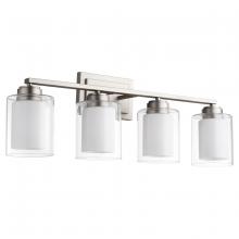 Quorum 582-4-65 - CAMERON 4LT CLR / OPAL VNTY -STN