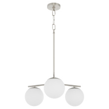 Quorum 639-3-65 - JASPER 3LT CHANDELIER - STN