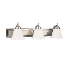 HOMEnhancements 14634 - Dallas 3-Light White Glass Vanity - NK