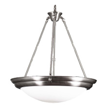 HOMEnhancements 16686 - Foyer White Bowl Hanging Pendant - NK