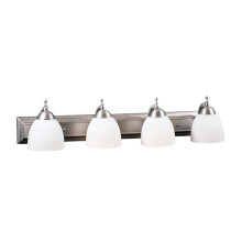 HOMEnhancements 16854 - Dallas 4-Light White Vanity - NK