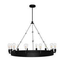 HOMEnhancements 19491 - Justin 12-Light Ring Chandelier - MB