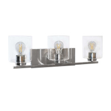 HOMEnhancements 19752 - 3-Light Clear Glass Vanity - NK