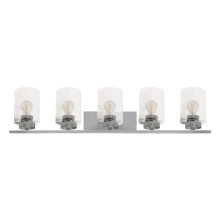 HOMEnhancements 21306 - 5-Light Clear Glass Vanity - NK