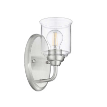 HOMEnhancements 21459 - Acheron 1-Light Clear Glass Sconce - NK