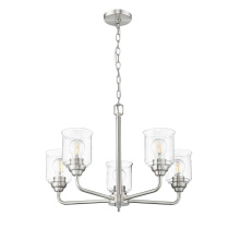 HOMEnhancements 21480 - Acheron 5-Light Clear Glass Chandelier - NK