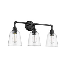 HOMEnhancements 70049 - Vivio Milla 3-Light Vanity - Matte Black
