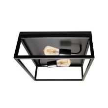 HOMEnhancements 70304 - Vivio Vincent 2-Light Open Square Ceiling Mount - MB