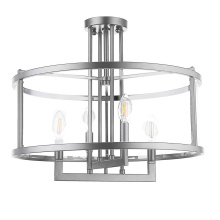 HOMEnhancements 70493 - Ravenna 4-Light Semi Flush Mount - NK