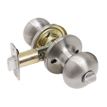 HOMEnhancements 90551 - FTFP10 Mushroom Privacy, Satin Nickel (BARON)
