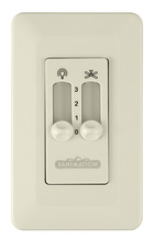 Fanimation CW2LA - Ceiling Fan Wall Control Non-Reversing - 3 Speed Fan and Light - Light Almond