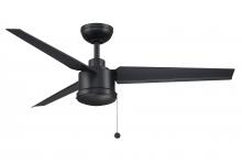 Fanimation FPD7617BLW - PC/DC 52 inch Indoor/Outdoor Ceiling Fan - Black