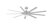 Fanimation MAD8152MWW - Odyn Indoor/Outdoor Custom Ceiling Fan DC Motor- Matte White with LED Light Kit